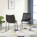 Faux Leather Side Chair (Set of 2)
