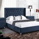 Antasia Tufted Upholstered Low Profile Platform Bed