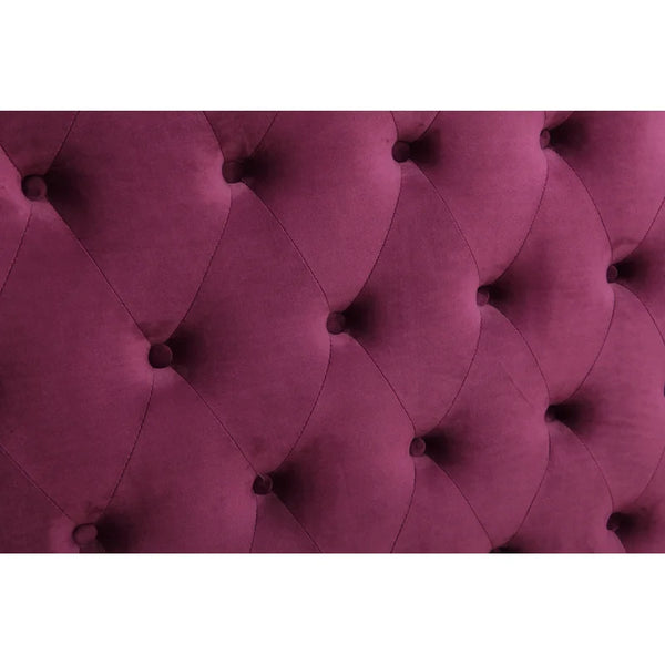 Tufted Upholstered Low Profile Platform Bed