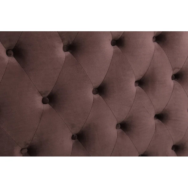 Tufted Upholstered Low Profile Platform Bed