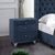 Drawer Nightstand Entirely upholstered with matte velvet