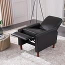 28'' Wide Brown Faux Leather Manual Standard Recliner