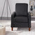 28'' Wide Brown Faux Leather Manual Standard Recliner