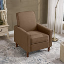 28'' Wide Brown Polyester Blend Manual Standard Recliner