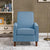 28'' Wide Blue Polyester Blend Manual Standard Recliner