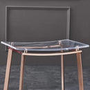 Rose Gold 25.5" Counter Stool