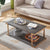 Gerrity Floor Shelf Coffee Table with Storage