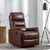 30.3'' Wide Brown Faux Leather Manual Wall Hugger Standard Recliner