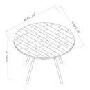 Molucca 4 - Person Manufactured Wood Dining Set