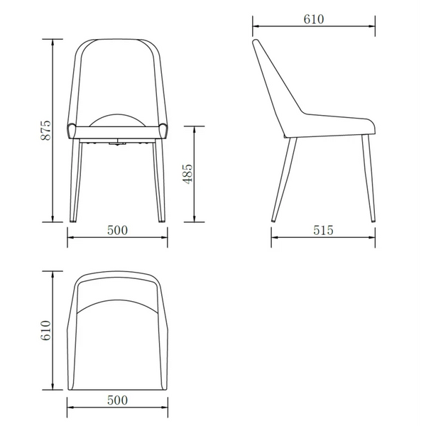 Molucca 4 - Person Manufactured Wood Dining Set