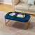 44'' Wide Blue Tufted Rectangle Cocktail Ottoman
