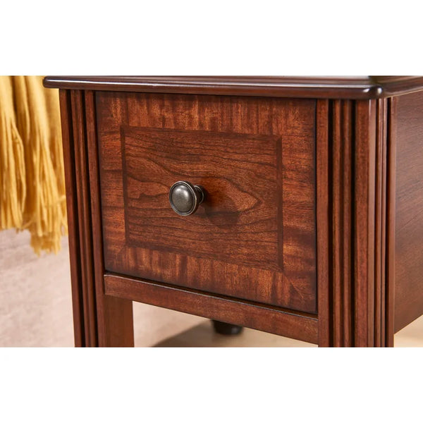 23'' Tall Block End Table with Storage