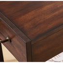 23'' Tall Solid + Manufactured Wood End Table with Storage