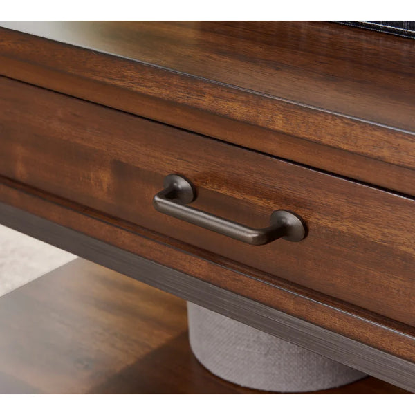 Brown Coffee Table with Storage