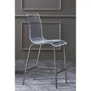 Virginia 25.5" Counter Stool-Medium Gray